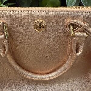 Tory Burch Metallic Gold Satchel